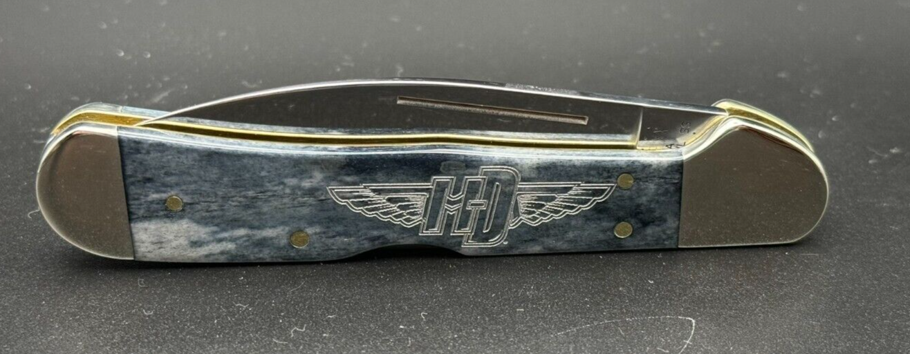 2021 CASE XX HARLEY DAVIDSON SMOOTH GRAY COPPERLOCK POCKET KNIFE 61549WL 52227