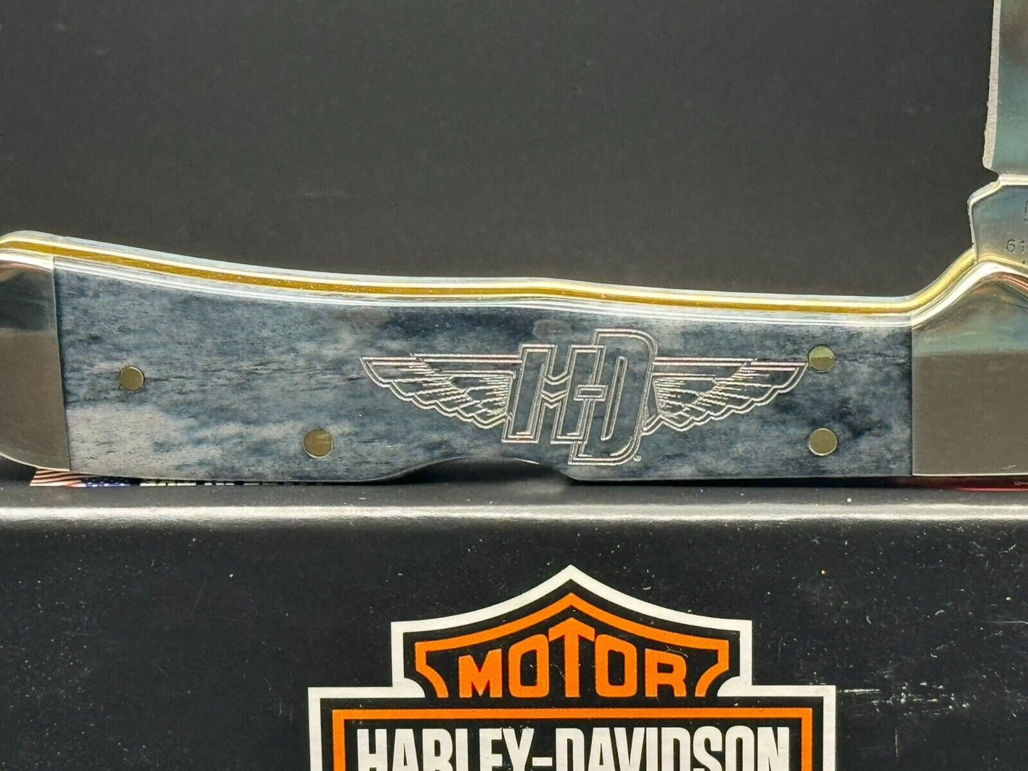 2021 CASE XX HARLEY DAVIDSON SMOOTH GRAY COPPERLOCK POCKET KNIFE 61549WL 52227