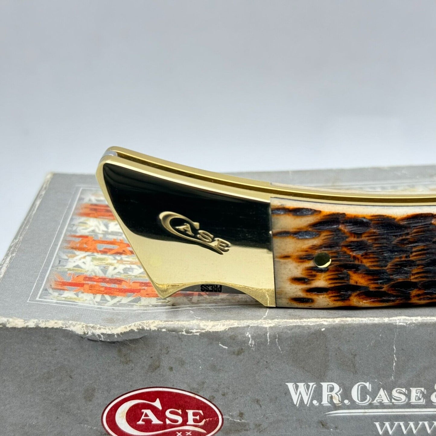 2015 CASE XX AMBER BONE CHANGER COMPLETE W/ SHEATH & BOX